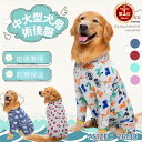 【楽天1位】中/大型犬用術後ウェア 長袖 イヌ術後服 犬 手術後 服 術後着 前後足 腹部の傷口保護 傷舐め防止 エリザベスカラーに代わる 避妊手術 皮膚保護 男女用 抜け毛対策 防寒保温 犬服 つなぎ/カバーオール/パジャマ [サイズ26-38] ネコポス送料無料！【ra85610-2】