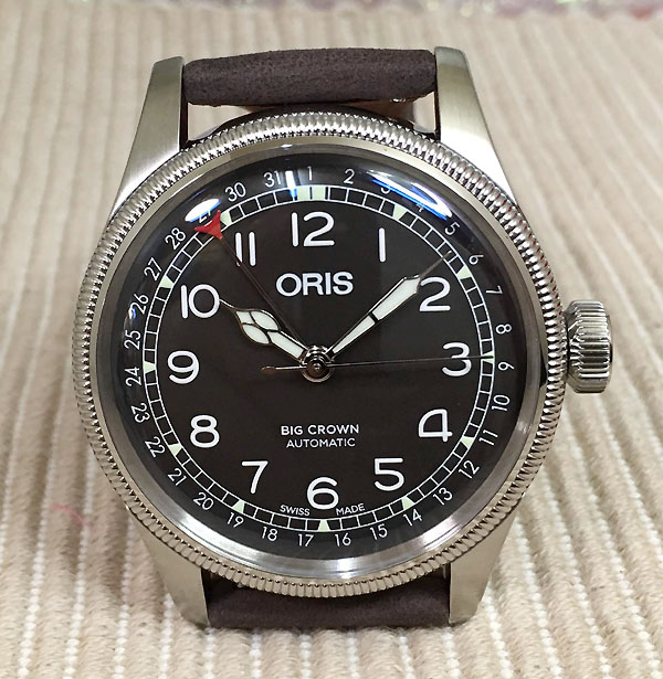 オリス 腕時計（メンズ） オリスビッククラウン ORIS ポインターデイト メンズ ウォッチ メンズ腕時計 越前打刃物プレゼント754.7741.4064Fギフト ラッピング無料 国内正規3年保証 あす楽対応