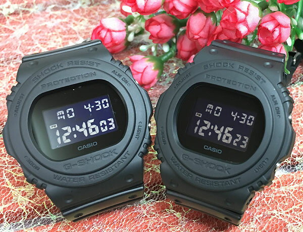好きだよ恋人たちのGショックペア G-SHOCK BABY-G ペアウォッチ DW5700の復刻版 ペア腕時計 カシオ 2本セット gショックDW-5750E-1BJF DW-5750E-1BJF 人気 ラッピング無料　あす楽対応 クリスマスプレゼント