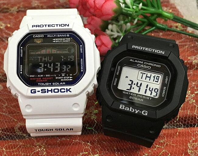 恋人たちのGショック ペアウオッチ G-LIDE G-SHOCK BABY-G ペア腕時計 カシオ 2本セット gショック ベビーg GWX-5600C-7JF BGD-560-1JF デジタル人気 ラッピング無料g-shock G-LIDEあす楽対応 クリスマスプレゼント