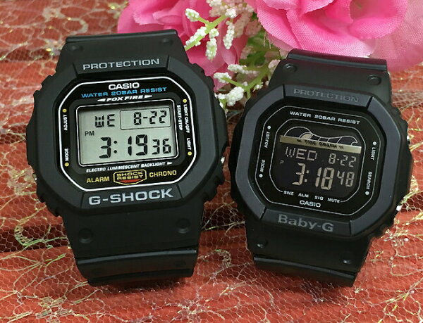 恋人たちのGショックペアウオッチG-SHOCKBABY-Gペア腕時計カシオ2本セットgショックベビーgDW-5600E-1BLX