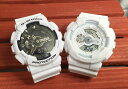 恋人たちのGショック ペア G-SHOCK ペアウォッチ ペア腕時計 カシオ 2本セット gショック アナデジ GA-110GW-7AJF GA-110BC-7AJFメンズモデル同士のお揃い クリスマス プレゼント ギフト Xmas 人気 ラッピング無料 クリスマスカード