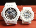 恋人たちの恋人たちのGショック ペア G-SHOCK BABY-G ペアウォッチ ペア腕時計 カシオ 2本セット gショック ベビーg アナデジ GA-300-7AJF BA-110GA-7A1JF お揃い クリスマス プレゼント ギフト Xmas 人気 ラッピング無料 クリスマスカード