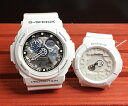 恋人たちのGショックペア G-SHOCK BABY-G ペアウォッチ ペア腕時計 カシオ 2本セット gショック ベビーg アナデジ GA-300-7AJF BGA-131-7BJF お揃い クリスマス プレゼント ギフト Xmas 人気 ラッピング無料 クリスマスカード