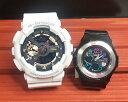 恋人たちのGショック ペア G-SHOCK BABY-G ペアウォッチ ペア腕時計 カシオ 2本セット gショック ベビーg アナデジ GA-110RG-7AJF BGA-101-1BJF お揃い クリスマス プレゼント ギフト Xmas 人気 ラッピング無料 クリスマスカード