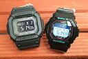 恋人たちのGショック ペア G-SHOCK BABY-G ペアウォッチ ペア腕時計 カシオ デジタル 2本セット DW-D5600P-1JF BLX-5600-1JF お揃い クリスマス プレゼント ギフト Xmas 人気 ラッピング無料 クリスマスカード