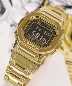 Gショックフルメタル G-SHOCK BABY-G カシオ 電波ソーラー GMW-B5000GD-9JF ブルートゥース対応　人気 ラッピング無料 あす楽対応 手書きのメッセージカード