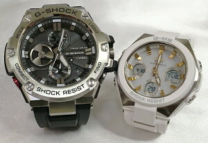 恋人達のGショック高級ペアウォッチ g-ショック G-SHOCK BABY-G GST-B100-1AJF MSG-W100-7A2JF 電波ソーラー　カシオ 2本セット gショック ベビーg ラッピング無料 あす楽対応 クリスマスプレゼント