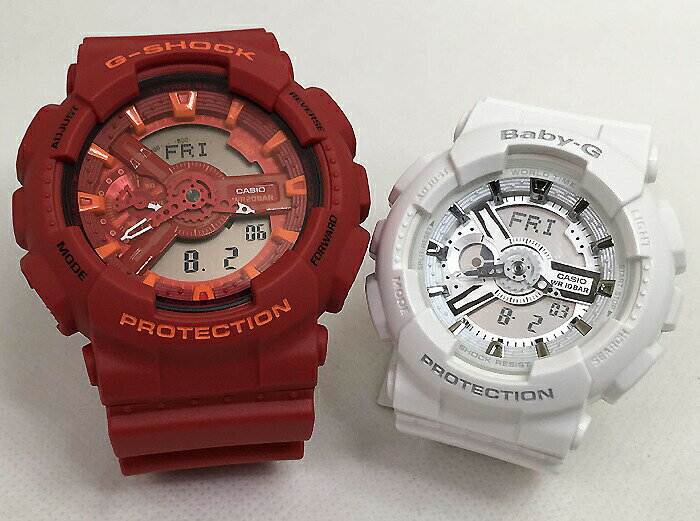 ͤGåڥå G-SHOCK BABY-G ڥӻ  2ܥå ʥǥ GA-110AC-4AJF BA-...