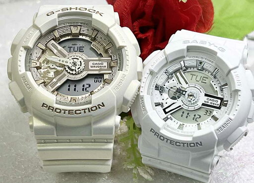 恋人たちのGショック ペアウオッチ G-SHOCK BABY-G ペア腕時計 カシオ 2本セット 電池式 アナデジ GMA-S110ST-7AJFFBA-110-7A3JF プレゼント あす楽対応 プレゼント 誕生日 御祝い 銀婚式 結婚記念日 婚約 人気 婚約 夫婦 高級 クリスマス プレゼント おすすめ