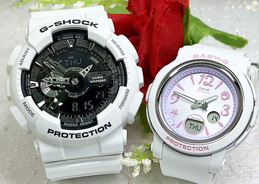恋人たちのGショックペアウォッチ G-SHOCK BABY-G ペア腕時計 カシオ 2本セット アナデジ GA-110GW-7AJF BGA-290US-6AJF 手書きします 夫婦 カップル 人気 婚約 夫婦 高級 クリスマス プレゼント おすすめ 恋人たちのGショックペアウォッチ G-SHOCK BABY-G ペア腕時計 カシオ 2本セット アナデジ GA-110GW-7AJF BGA-290US-6AJF 手書きします 夫婦 カップル 人気 婚約 夫婦 高級 クリスマス プレゼント おすすめ