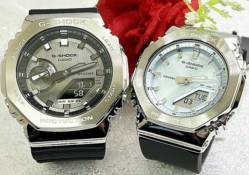 恋人たちのGショック ペアウオッチ人気の八角シリーズのペア腕時計 G-SHOCK BABY-G カシオ 2本セット gショック メタルシリーズ GM-2100-1AJFGM-S2110-2AJF 誕生日 御祝い 銀婚式 結婚記念日 プレゼント 婚約 夫婦 高級 クリスマス プレゼント 恋人たちのGショック ペアウオッチ人気の八角シリーズのペア腕時計 G-SHOCK BABY-G カシオ 2本セット gショック メタルシリーズ GM-2100-1AJFGM-S2110-2AJF 誕生日 御祝い 銀婚式 結婚記念日 プレゼント 婚約 夫婦 高級 クリスマス プレゼント