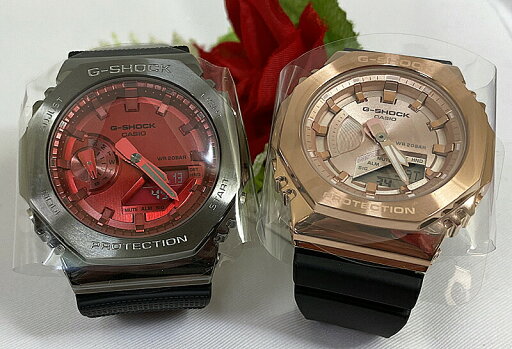ペアウオッチ gショック恋人たちのGショック ペアウオッチ G-SHOCK BABY-G カシオ 2本セット アナデジ GM-2100B-4AJF GM-S2100PG-1A4JF メタルシリーズ プレゼント g-shock プレゼント 誕生日 御祝い 銀婚式 結婚記念日 婚約 ペアウオッチ gショック恋人たちのGショック ペアウオッチ G-SHOCK BABY-G カシオ 2本セット アナデジ GM-2100B-4AJF GM-S2100PG-1A4JF メタルシリーズ プレゼント g-shock プレゼント 誕生日 御祝い 銀婚式 結婚記念日 婚約