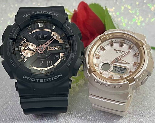 恋人たちのGショック ペアウオッチ G-SHOCK ペア腕時計 カシオ 2本セット gショック GA-110RG-1AJF BGA-280BA-4AJF アナデジ 電池式 クリスマス 誕生日 御祝い還暦 銀婚式 結婚記念日 婚約 人気 婚約 夫婦 高級 クリスマス プレゼント おすすめ 恋人たちのGショック ペアウオッチ G-SHOCK ペア腕時計 カシオ 2本セット gショック GA-110RG-1AJF BGA-280BA-4AJF アナデジ 電池式 クリスマス 誕生日 御祝い還暦 銀婚式 結婚記念日 婚約 人気 婚約 夫婦 高級 クリスマス プレゼント おすすめ