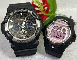 恋人たちのGショック ペアウオッチ G-SHOCK BABY-G ペア腕時計 カシオ 2本セット GA-200-1AJF BG-169U-1CJF 電池式 アナデジ ラッピング無料 あす楽対応 クリスマス　誕生日 御祝い還暦 銀婚式　結婚記念日　バレンタイン 婚約