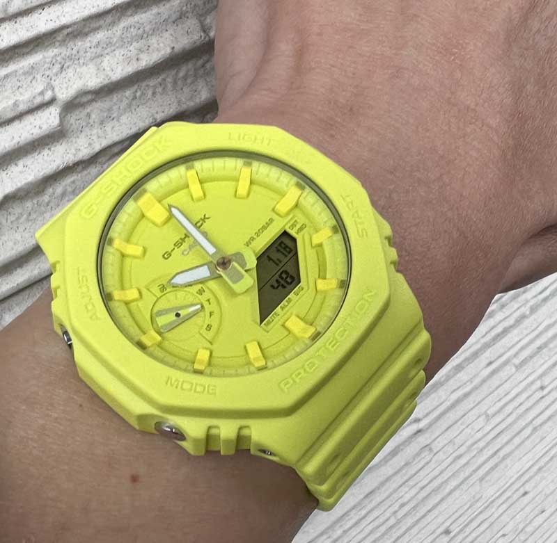 国内正規品 新品 Gショック G-SHOCK カシオ GA-2100-9A9JF ヴォルトイエロー 流通限定モデル 腕時計
