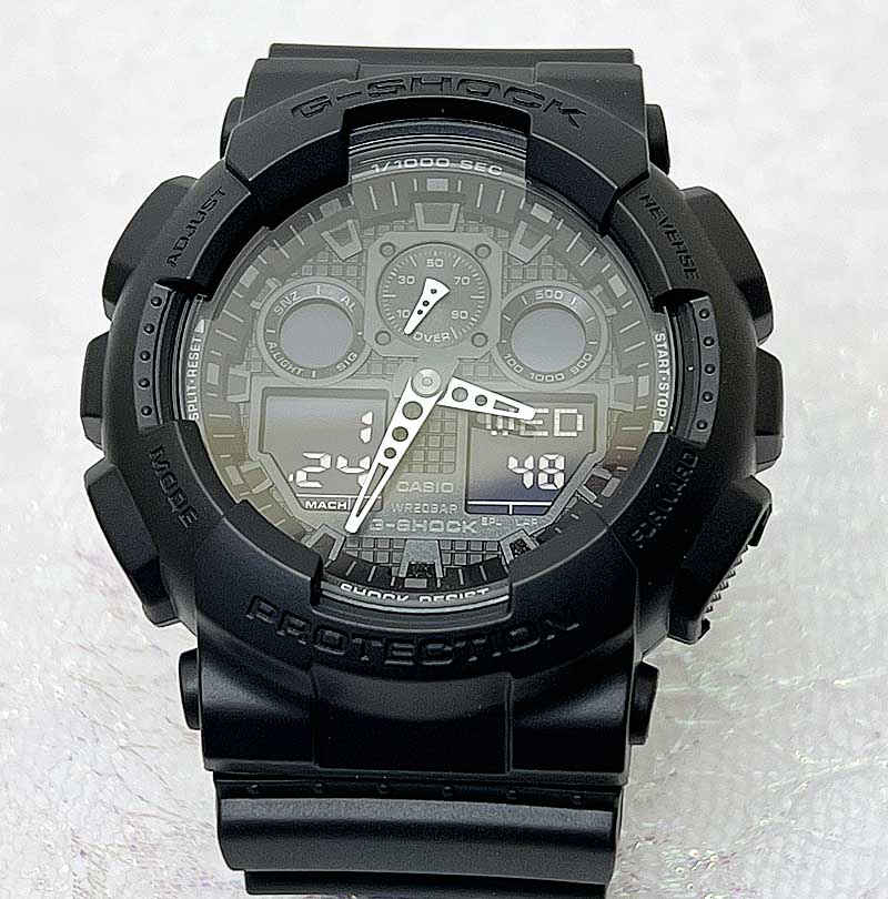 カシオ CASIO 腕時計 G-SHOCK ジーショック 永遠の定番シリーズ オールブラック GA-100-1A1JF メンズ腕時計 あす楽対応
