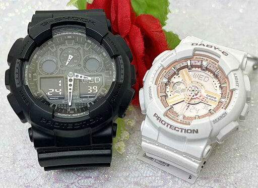 恋人たちのGショックペアウオッチ Gショック ペア G-SHOCK BABY-G ペア腕時計 カシオ 2本セット アナデジ GA-100-1A1JF BA-110X-7A1JF g-shock 人気 婚約 夫婦 高級 クリスマス プレゼント おすすめ 誕生日 御祝い還暦 銀婚式結婚記念日バレンタイン 婚約 恋人たちのGショックペアウオッチ Gショック ペア G-SHOCK BABY-G ペア腕時計 カシオ 2本セット アナデジ GA-100-1A1JF BA-110X-7A1JF g-shock 人気 婚約 夫婦 高級 クリスマス プレゼント おすすめ 誕生日 御祝い還暦 銀婚式結婚記念日バレンタイン 婚約