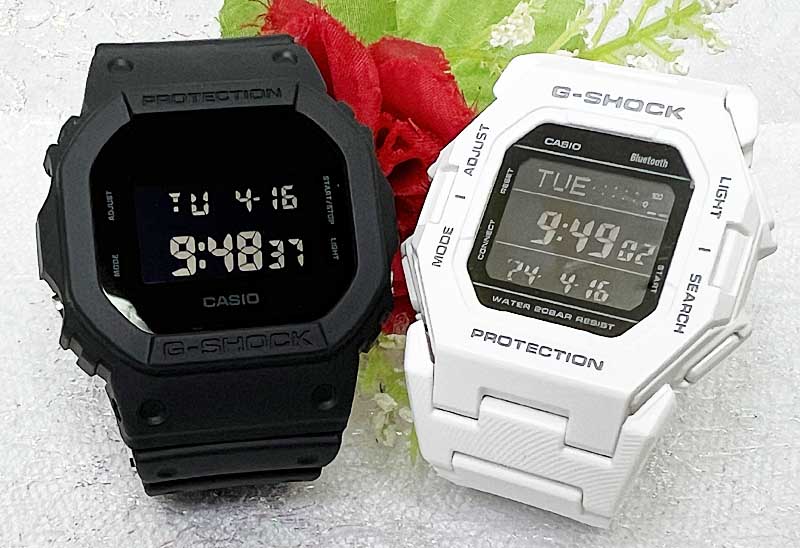 ペアウオッチ gショック恋人たちのGショック ペアウオッチ G-SHOCK ペア腕時計 カシオ DW-5600UBB-1JFGD-B500-7JFプレゼント ギフト クリスマス 誕生日 御祝い還暦 銀婚式 結婚記念日 バレンタイン 婚約