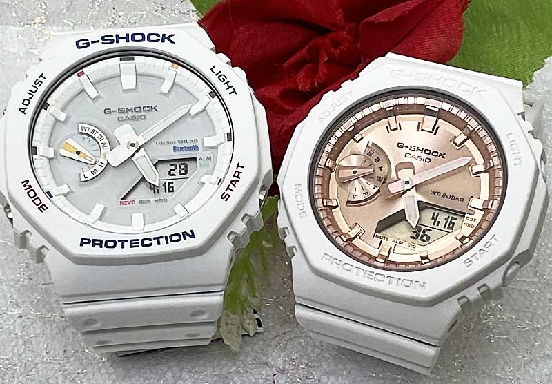 恋人たちのGショック ペアウオッチ G-SHOCK BABY-G カシオ 2本セット gショックメタルシリーズ GA-B2100FC-7AJFGMA-S2100MD-7AJF 電池..