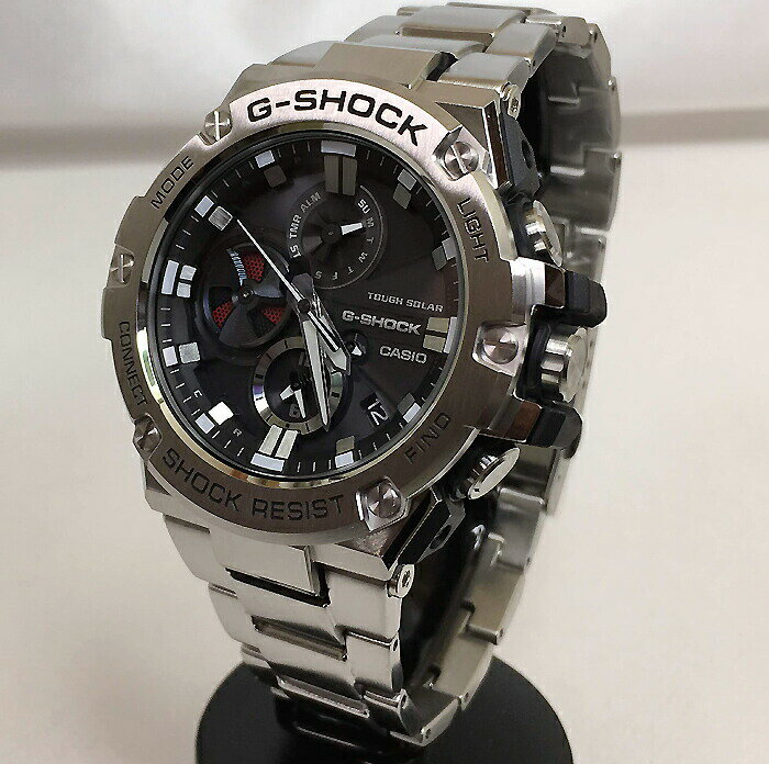 国内正規品 新品 G-SHOCK カシオ メンズウオッチ gショック GST-B100D-1AJF 電波ソーラー Gスチール ブルートュース スマートフォンリンクモデル G-STEEL プレゼント 腕時計 ギフト 人気 ラッピング無料 愛の証 感謝の気持ち あす楽対応 クリスマスプレゼント