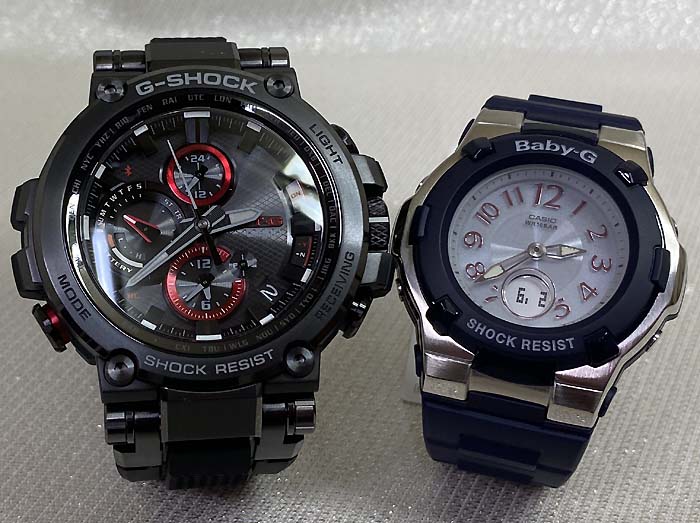 恋人たちのGショック ペアウオッチ G-SHOCK BABY-G ペア腕時計 カシオ gショック ベビーg MTG-B1000B-1..