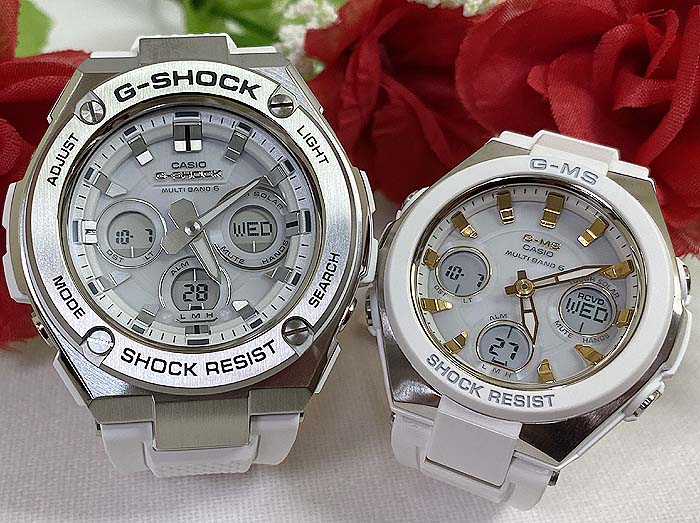 恋人たちのGショックペア G-SHOCK BABY-G ペアウォッチ カシオ 2本セット アナデジ GST-W310-7AJF MSG-W100-7A2JF ラ…