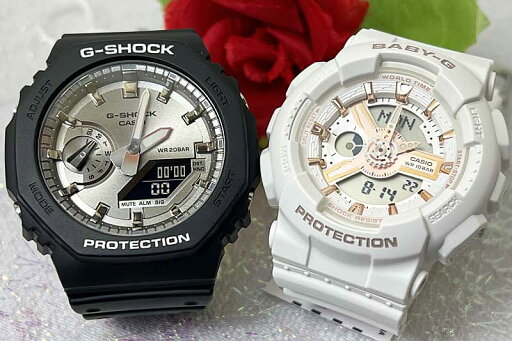 恋人たちのGショック ペアウオッチ G-SHOCK BABY-G ペア腕時計 カシオ 2本セット GA-2100SB-1AJF BA-110XRG-7AJF 愛の証 クリスマス 誕生日 御祝い還暦 銀婚式 結婚記念日 婚約 婚約 夫婦 高級 クリスマス プレゼント 恋人たちのGショック ペアウオッチ G-SHOCK BABY-G ペア腕時計 カシオ 2本セット GA-2100SB-1AJF BA-110XRG-7AJF 愛の証 クリスマス 誕生日 御祝い還暦 銀婚式 結婚記念日 婚約 婚約 夫婦 高級 クリスマス プレゼント