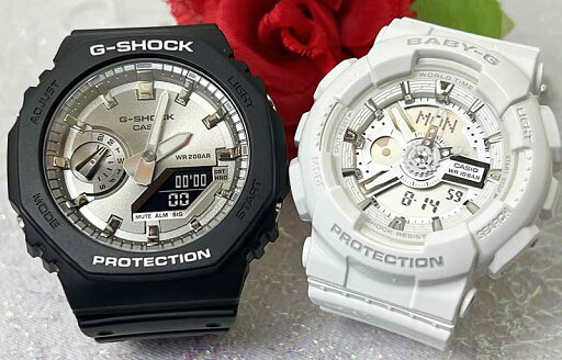 恋人たちのGショック ペアウオッチ Gショック G-SHOCK BABY-G ペア腕時計 カシオ 2本セット アナデジ GA-2100SB-1AJFBA-110-7A3JF 手書きします クリスマス 誕生日 御祝い還暦 銀婚式 結婚記念日 婚約 人気 婚約 夫婦 高級 クリスマス プレゼント おすすめ 恋人たちのGショック ペアウオッチ Gショック G-SHOCK BABY-G ペア腕時計 カシオ 2本セット アナデジ GA-2100SB-1AJFBA-110-7A3JF 手書きします クリスマス 誕生日 御祝い還暦 銀婚式 結婚記念日 婚約 人気 婚約 夫婦 高級 クリスマス プレゼント おすすめ