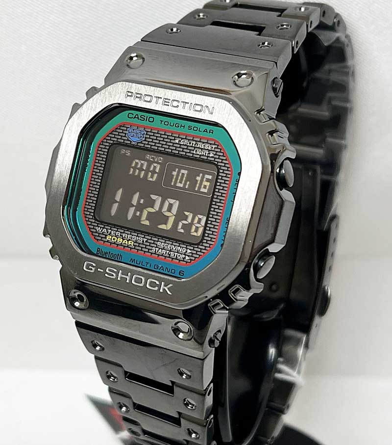 Gショック G-SHOCK BABY-G カシオ 流通限定モデル2023 電波ソーラー GMW-B5000BPC-1JF ブルートゥース対応 ゴールドメッキ加工 55000番のメタルシリーズ ラッピング無料 あす楽対応