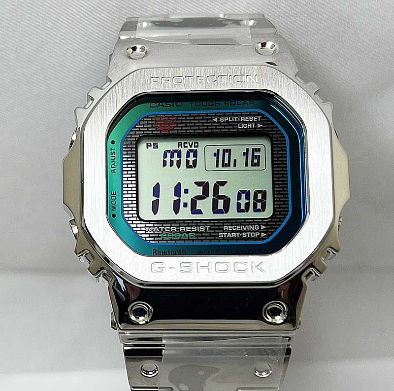 カシオ Baby-G 腕時計（メンズ） 腕時計コレクターに人気の定番Gショック フルメタル G-SHOCK BABY-G カシオ 流通限定モデル2023 電波ソーラー GMW-B5000PC-1JF ブルートゥース対応 ゴールドメッキ加工 55000番のメタルシリーズ ラッピング無料あす楽対応