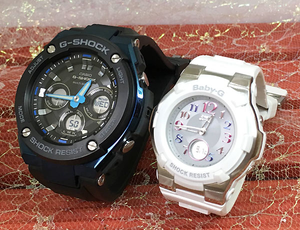 ペアウオッチ gショック G-SHOCK BABY-G ペアウォッチ カシオ 2本セット アナデジ GST-W300G-1A2JF BGA-1100GR-7BJF 人気 婚約 夫婦 高級 クリスマス プレゼント おすすめ