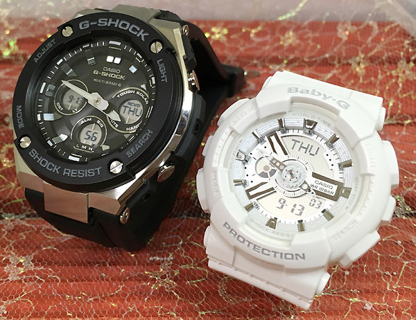 再再販 恋人たちのgショック ペア G Shock Baby G ペアウォッチ ペア腕時計 カシオ 2本セット Gショック ベビーg アナデジ Gst W300 1ajf Ba 110 7a3jf 人気 ラッピング無料 あす楽対応 プレミア商品 Saway Jp