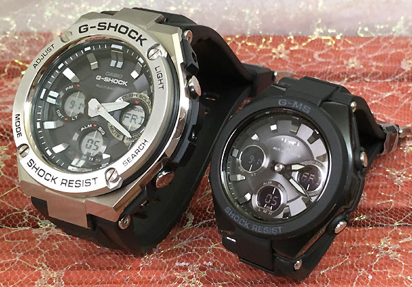 恋人たちのGショック ペアウオッチ G-SHOCK BABY-G カシオ 2本セット GST-W110-1AJF MSG-W100G-1AJF 大人のG-SHOCK プレゼント ラッピ..