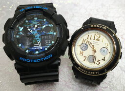 恋人たちのGショックペアウォッチ G-SHOCK BABY-G ペア腕時計 カシオ 2本セット アナデジ GA-100CB-1AJF BGA-151EF-1BJF プレゼント ギフト ラッピング無料 メッセージカード手書きします あす楽対応