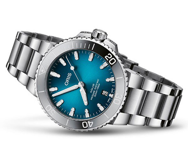 オリス腕時計 アクイスデイト メンズ ウォッチ 奇麗なミラー仕上げのベゼルです新品 メンズ腕時計 ダイバーズ ケース径39.5ミリ 733.7732.4155M 自動巻き ギフト 父の日ギフト