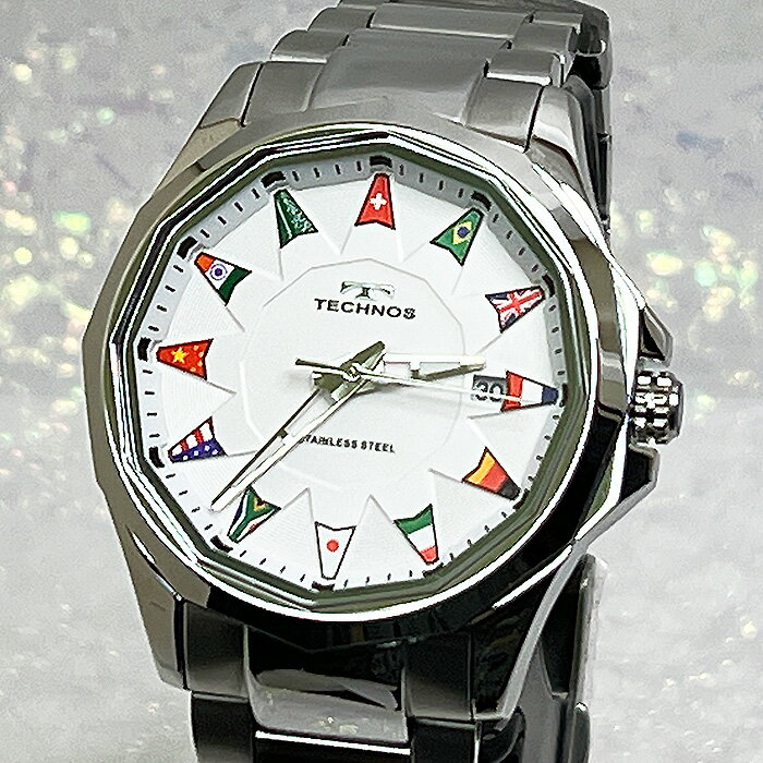【お正月休まず発送】テクノス 腕時計 メンズウォッチ TECHNOS technos 腕時計 T9B99SS ラッピング無料 手書きのメッセージカード あす楽対応