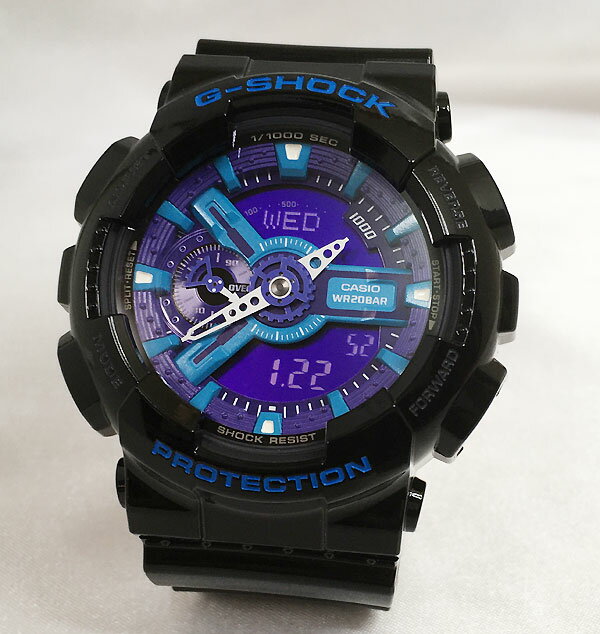 国内正規品 新品 Gショックペア G-SHOCK カシオ メンズウオッチ gショック アナデジ プレゼント GA-110HC-1AJFプレゼント腕時計 ギフト 人気 ラッピング無料 愛の証　感謝の気持ち g-shock メッセージカード手書きします あす楽対応 クリスマスプレゼント