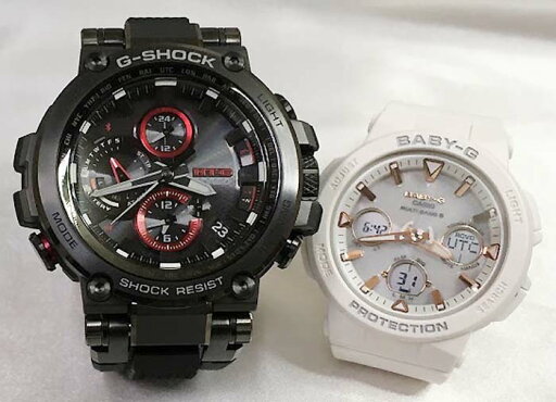 恋人たちのGショックペアウォッチ G-SHOCK BABY-G ソーラー電波 ペア腕時計 カシオ 2本セット gショック ベビーg アナデジ MTG-B1000B-1AJF BGA-2500-7AJF ラッピング無料 手書きのメッセージカードあす楽対応 恋人たちのGショックペアウォッチ G-SHOCK BABY-G ソーラー電波 ペア腕時計 カシオ 2本セット gショック ベビーg アナデジ MTG-B1000B-1AJF BGA-2500-7AJF ラッピング無料 手書きのメッセージカードあす楽対応