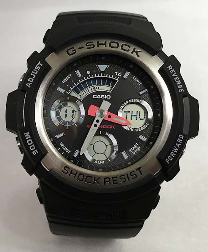 国内正規品 新品 Gショック G-SHOCK カシオ メンズウオッチ gショック AW-590-1AJF ユニセックス 超売れ筋モデル デジアナ プレゼント 腕時計 ラッピング無料 メッセージカード手書きします あす楽対応