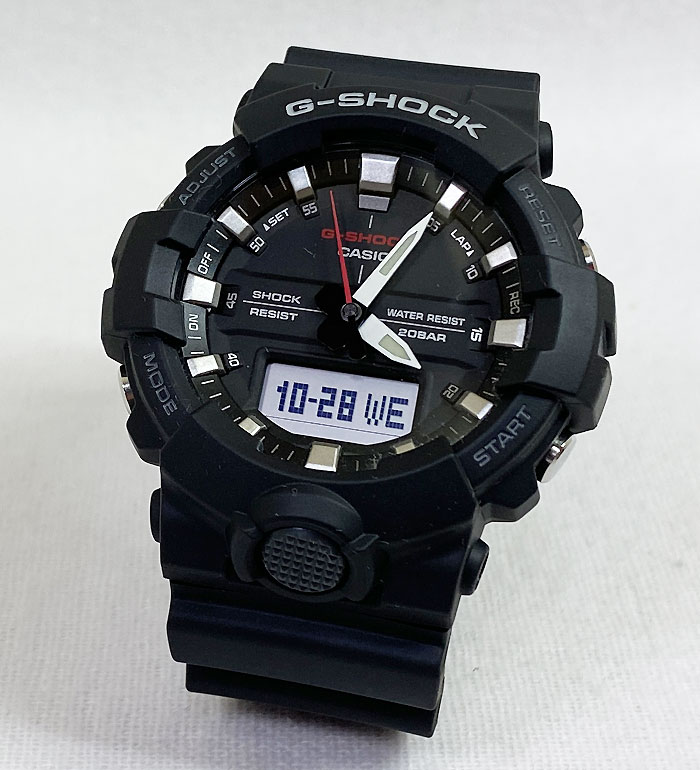 国内正規品 新品 Gショック G-SHOCK カシオ メンズウオッチ gショック アナデジ GA-800-1AJF プレゼント 腕時計 ギフト 人気 ラッピング無料 愛の証 感謝の気持ち g-shock メッセージカード手書きします あす楽対応 クリスマスプレゼント