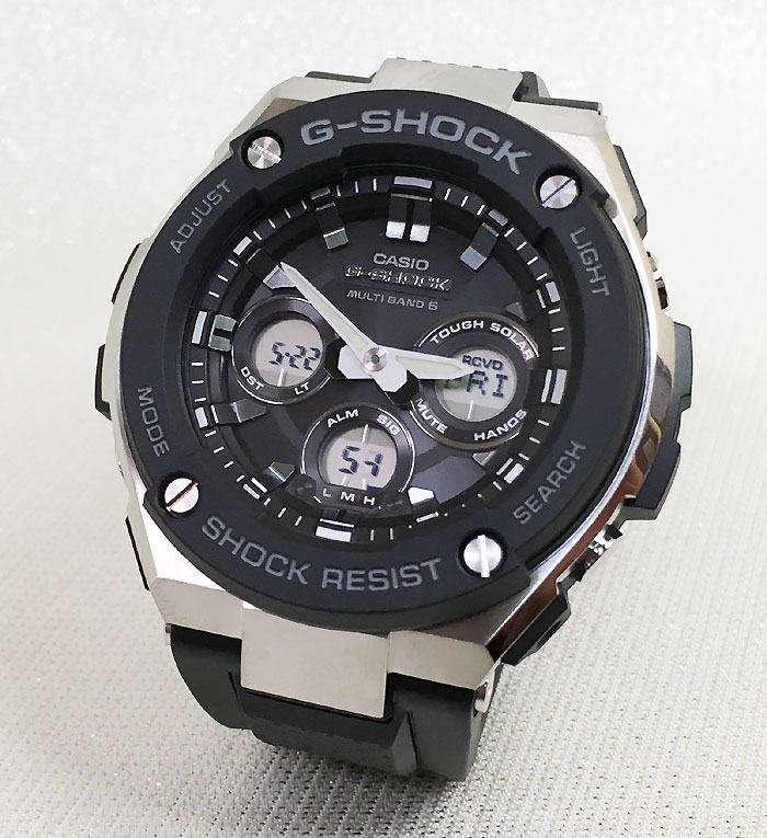 GショックG-SHOCK カシオ メンズウオッチ gショック アナデジ GST-W300-1AJF 電波ソーラー 大人のG-SHOCK Gスチール ダウンサイジング プレゼント 腕時計 ギフト 人気 ラッピング無料 g-shock あす楽対応