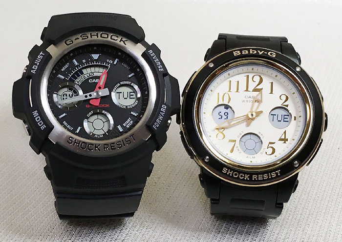 腕時計, ペアウォッチ G G-SHOCK BABY-G 2 g g AW-590-1AJF BGA-151EF-1BJF g-shock 