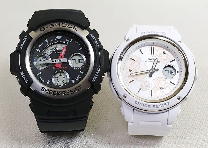 ͤGå ڥå G-SHOCK BABY-G ڥӻ  2ܥå gå ٥ӡg AW-590-1AJ...