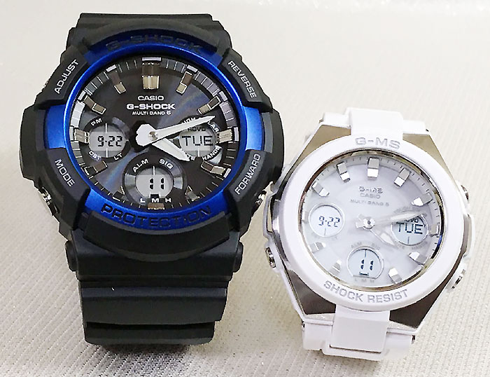 ペアウオッチ gショック恋人たちのGショックペアウォッチ G-SHOCK BABY-G ペア腕時計 カシオ 2本セット gショック 電波ソーラー GAW-100B-1A2JF MSG-W100-7AJF 人気 婚約 夫婦 高級 クリスマス プレゼント おすすめ