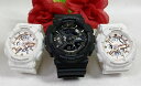 ペアウオッチ gショック恋人たちのGショック トリプルウオッチ G-SHOCK BABY-G トリプル腕時計 カシオ 3本セット アナデジ GA-110-1BJ...