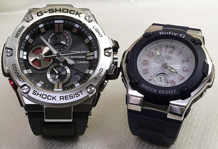 恋人達のGショック ペアウォッチ G-SHOCK BABY-G カシオ 2本セット デジタル アナデジ GST-B100-1AJF BGA-1100-2BJF ラッピング無料　あす楽対応