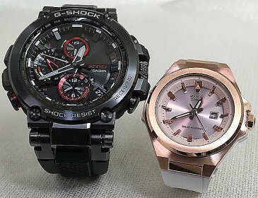 恋人たちのGショックペアウォッチ G-SHOCK BABY-G ペア腕時計 カシオ 2本セット ペアウオッチ gショック MTG-B1000B-1AJF MSG-S500G-7A2JF 人気 ラッピング無料 手書きのメッセージカードお付けします あす楽対応 クリスマスプレゼント