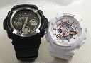 ・常時在庫しておりますG-SHOCK&amp;Baby-G ・発送は365日毎日しております ・1000セット以上の品揃えは当店だけ ・専用のカシオペアケース ・シーンにあったラッピンクとメッセージカードも用意してます ・ご自身の希望モデルを組み合わせも可能です ブランドG-SHOCK(ジーショック) 型番AW-590-1AJF ケースの形状丸型 風防素材ミネラルガラス 表示タイプアナデジ 留め金タングバックル ケース素材樹脂/ステンレス ケース直径・幅46 millimeters ケース厚1.49 centimeters バンド素材・タイプ樹脂 バンド長メンズ バンド幅21 millimeters バンドカラーブラック 文字盤カラーブラック カレンダー機能パーペチュアル その他 機能夜光インデックス 本体重量59 g ムーブメントクォーツ 耐水圧200 m メーカー保証メーカー保証1年 ブランド Baby-G(ベビージー) 型番 BA-110XRG-7AJF ケースの形状 ラウンドフェイス 風防素材 無機ガラス 表示タイプ アナデジ表示&#65279; 留め金 バックル(尾錠) ケース素材 合成樹脂 ケース直径・幅 43.4 mm ケース厚 15.8 mm バンド素材・タイプ ウレタン・ラバー系 ベルトタイプ バンドカラー ホワイト ベゼル素材 合成樹脂 カレンダー機能 フルオートカレンダー、日付、曜日表示 その他 機能 ワールドタイム, アラーム , LEDライト &#65279; 本体重量 45 g ムーブメント クオーツ &#65279; 日常生活用強化防水:10BAR メーカー保証 1年間保証 セット内容:本体、ボックス、取扱説明書、保証書は取扱説明書に付属 G-SHOCK&amp;BABY-Gペアウォッチは いつでもあなたの幸せを演出いたします 祝事 合格祝い 進学内祝い 成人式 御成人御祝 卒業記念品 卒業祝い 御卒業御祝 入学祝い 入学内祝い 中学校 高校 大学 就職祝い 社会人 御祝い 内祝い 引き出物 金婚式 銀婚式 御結婚お祝い ご結婚御祝い 御結婚御祝 結婚祝い 結婚内祝い 結婚式 誕生日 バースデー バースディ バースディー 昇進祝い 昇格祝い 就任 ウエディングギフト 結納 結納返し 結婚記念日 プチギフト プロポーズ 告白 バレンタインデー バレンタインデイ ホワイトデー ホワイトデイ ギフト プレゼント ハロウィーン サプライズイベント 親孝行 お返し 御礼 お礼 謝礼 御返し お返し お祝い返し 季節のご挨拶 御正月 お正月 御年賀 お年賀 御年始 母の日 父の日 御中元 お中元 敬老の日 クリスマス クリスマスプレゼント お歳暮 御歳暮 春夏秋冬 長寿のお祝い 還暦（かんれき） 還暦御祝い 還暦祝 祝還暦 華甲（かこう） 古希 法人向け 異動 転勤 定年退職 退職 転職 お餞別 贈答品 心ばかり 寸志 新歓 歓迎 送迎 新年会 忘年会 二次会 記念品 景品 転職祝い 送別会 ここが喜ばれてます ペアウォッチ ラッピング 手書きメッセージ 中の写真 上品 上質 高級 おしゃれ 可愛い かわいい 人気 おすすめこんな想いで… ありがとう ごめんね おめでとう 今までお世話になりました 祝福 これから よろしくお願いします 遅れてごめんねサプライズ 愛してる 君に夢中 気になっています こんな方に 夫 妻 恋人 両親 カップル 彼女 彼氏 お父さん お母さん 兄弟 姉妹 子供 おばあちゃん おじいちゃん 先生 職場 先輩 後輩 同僚 親友G-SHOCKのペアウオッチです カシオのペアだから「カシオペア」 カシオペアを贈って幸せになりましょう 当店は1000セット以上G-SHOCKペアをご用意してます こちらです ↓