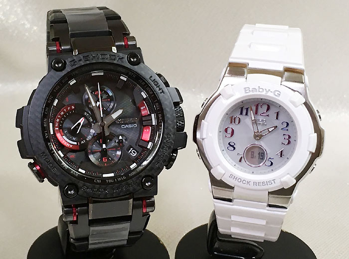 恋人達のGショック ペアウオッチ G-SHOCK BABY-G ペア腕時計 カシオ 2本セット gショック ベビーg アナデジ MTG-B1000XBD-1AJF BGA-1100GR-7BJF ラッピング無料 クリスマス 誕生日 御祝い還暦 銀婚式　結婚記念日　婚約